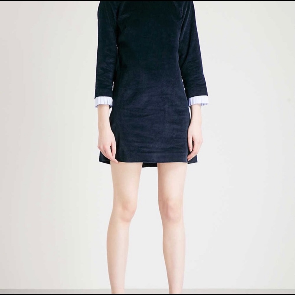 Sandro collar contrast dress size 2, wore once